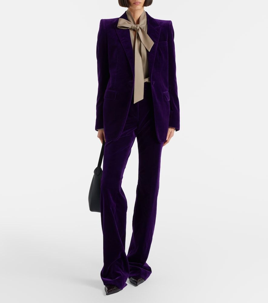 Tie-neck silk georgette blouse - Tom Ford - Modalova