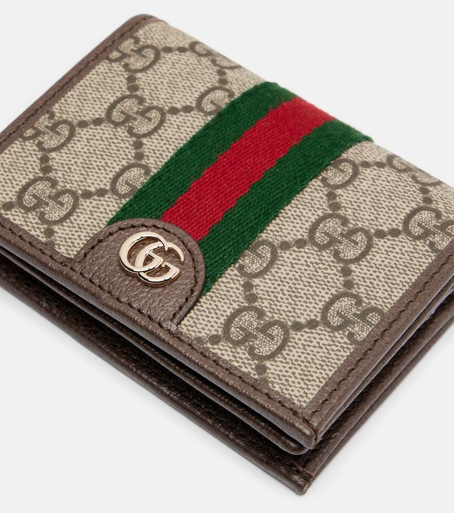 Cartera Ophidia Small con piel y GG - Gucci - Modalova
