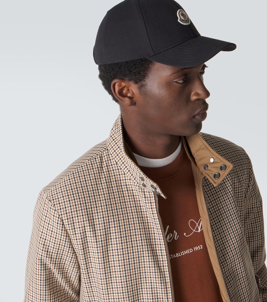 Logo cotton twill baseball cap - Moncler - Modalova