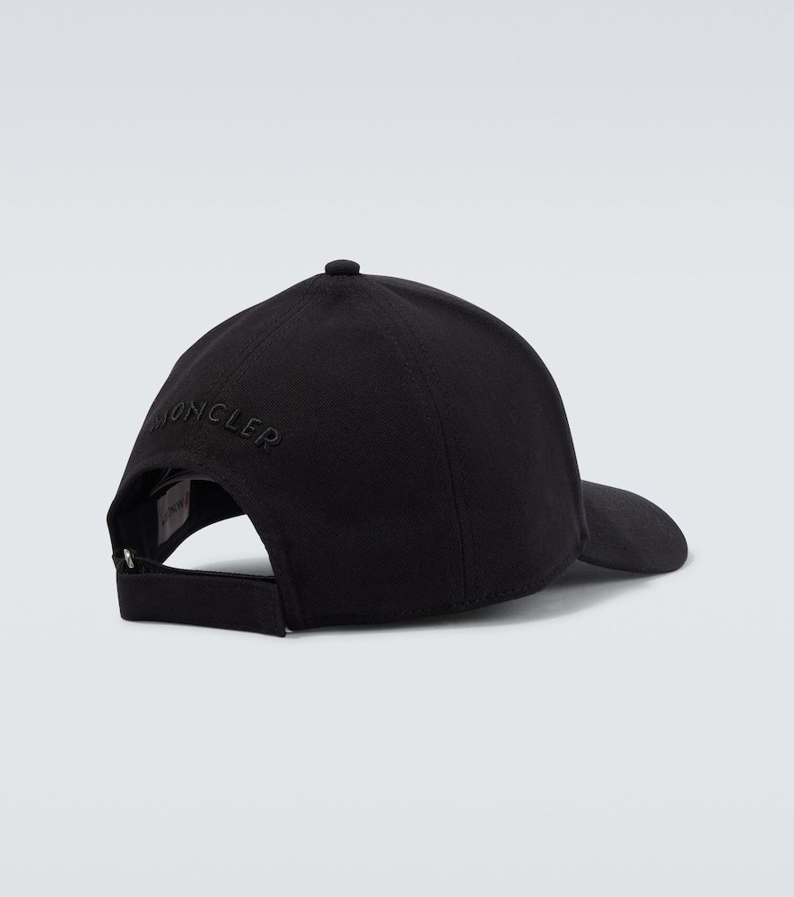 Logo cotton twill baseball cap - Moncler - Modalova