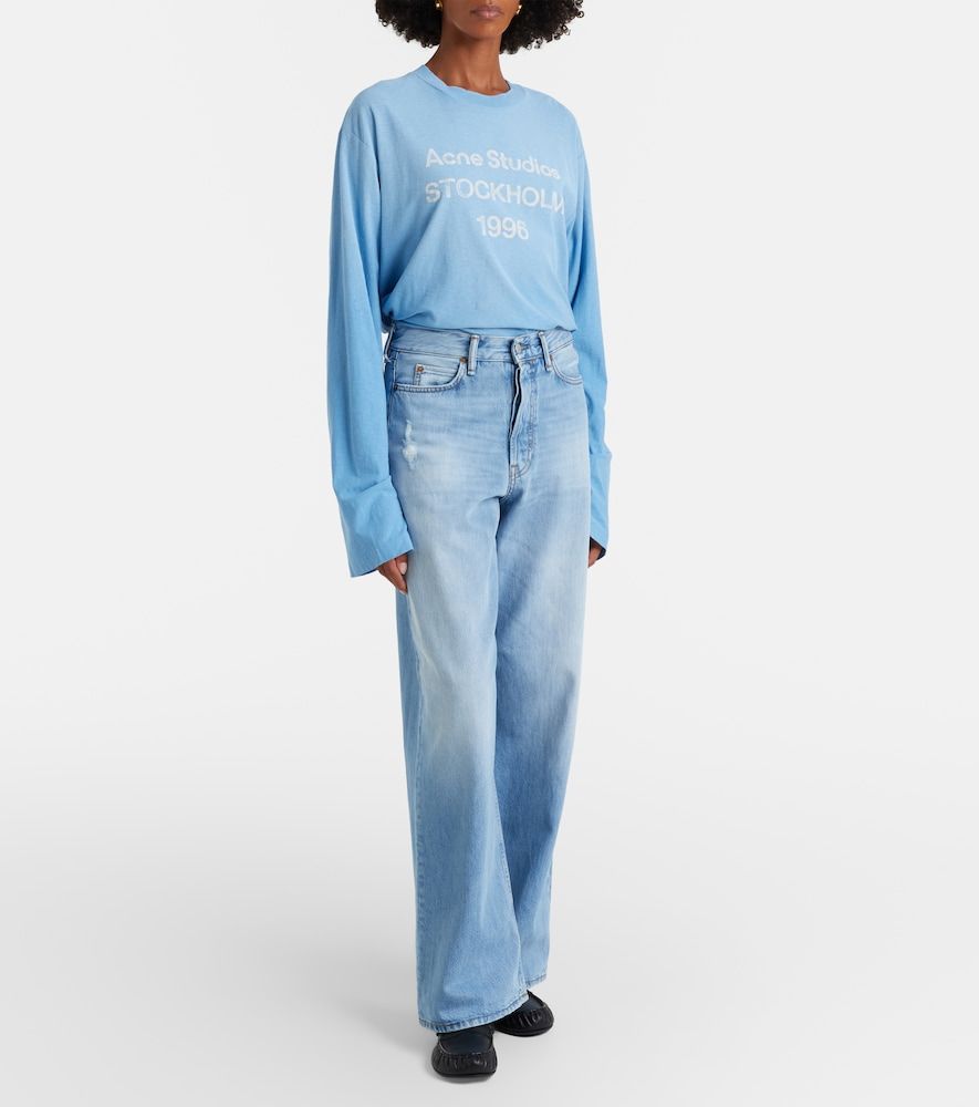 Mid-Rise Wide-Leg Jeans 1981 - Acne Studios - Modalova