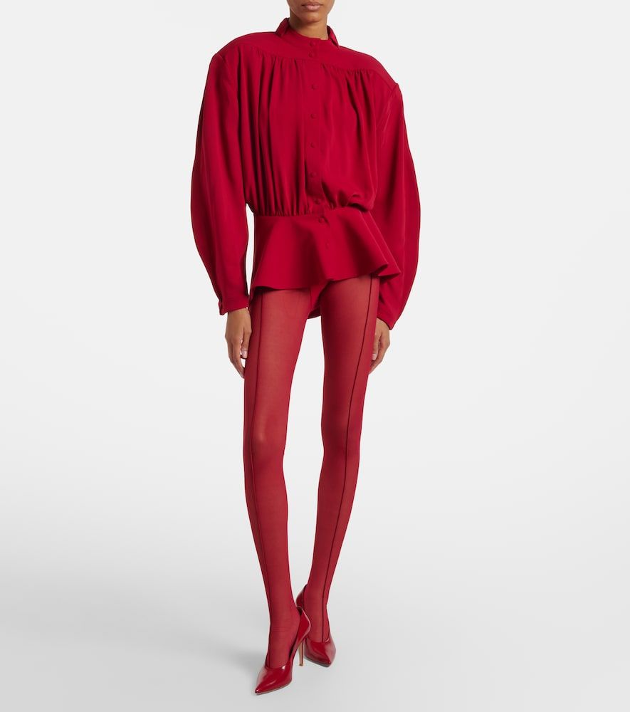 Mugler re/edit sheer tulle tights - Mugler - Modalova