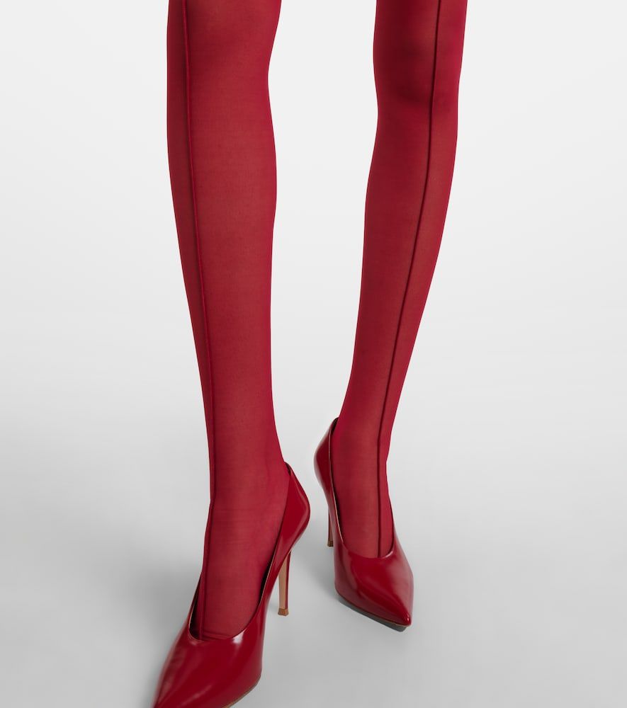 Mugler re/edit sheer tulle tights - Mugler - Modalova