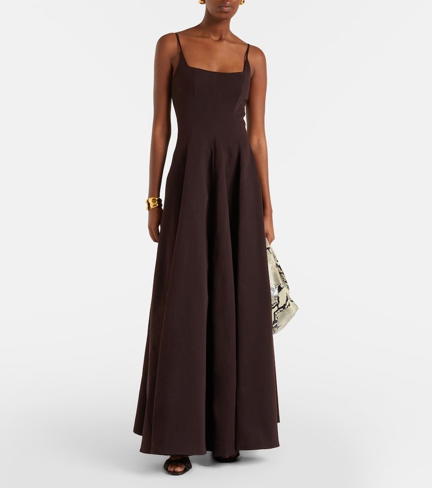 Vestido largo Joy en mezcla de algodón - Staud - Modalova