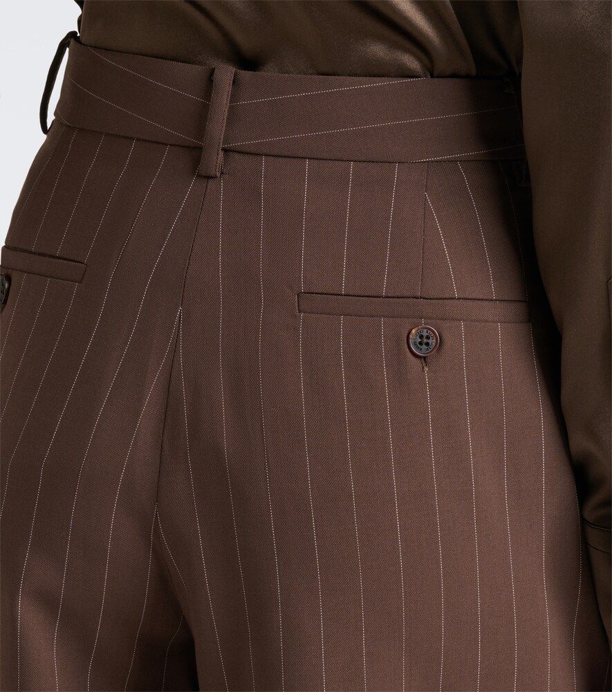 Shorts de lana a rayas - Ralph Lauren Collection - Modalova
