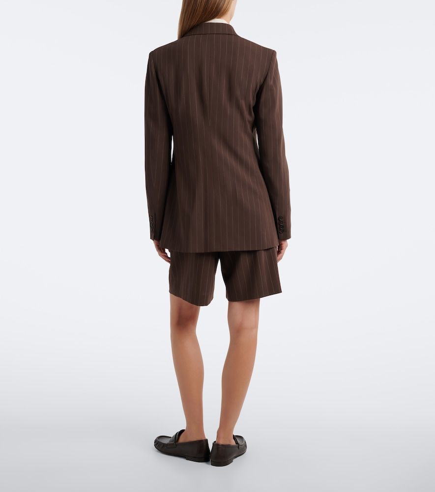 Shorts de lana a rayas - Ralph Lauren Collection - Modalova