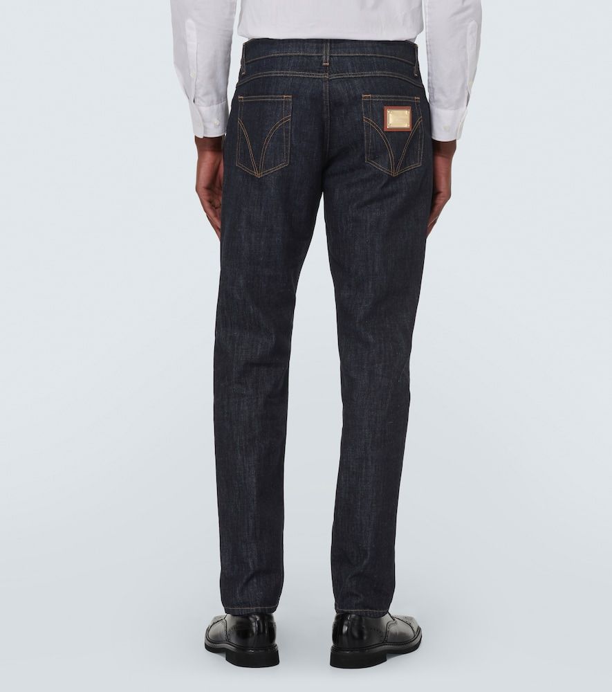 Jeans slim a vita media - Dolce&Gabbana - Modalova