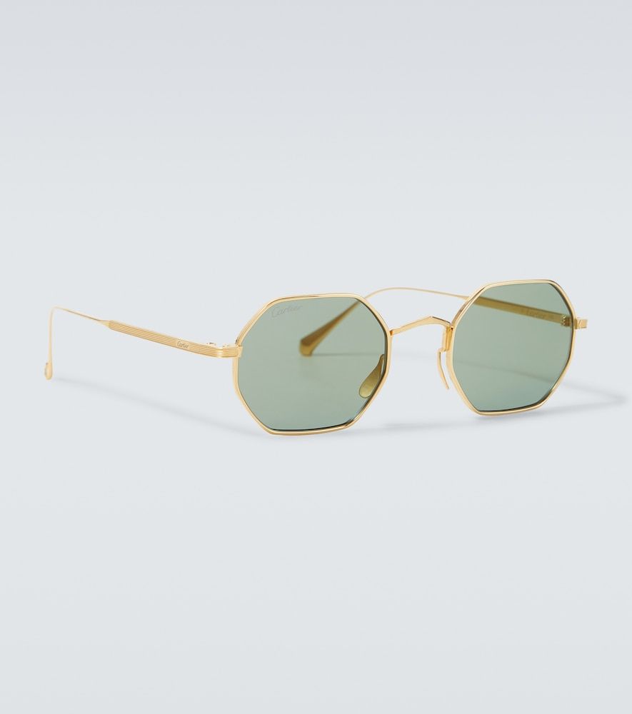 Runde Sonnenbrille Signature C - Cartier Eyewear Collection - Modalova