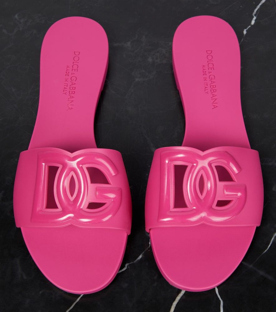 Dolce&Gabbana DG rubber slides - Dolce&Gabbana - Modalova