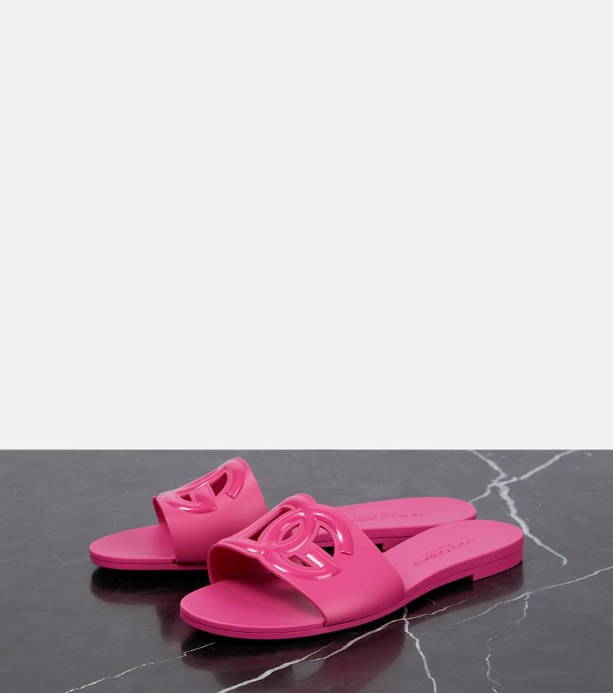 Dolce&Gabbana DG rubber slides - Dolce&Gabbana - Modalova