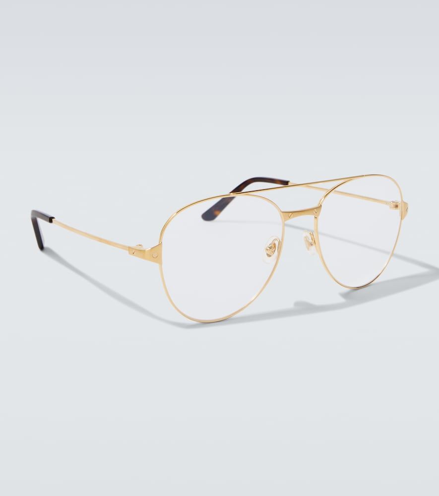 Aviator-Brille Santos De Cartier - Cartier Eyewear Collection - Modalova
