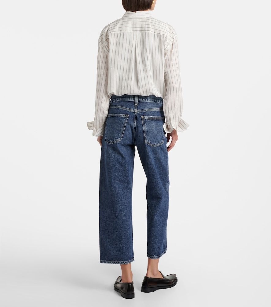 Cropped Mid-Rise Wide-Leg Jeans Arc - Agolde - Modalova