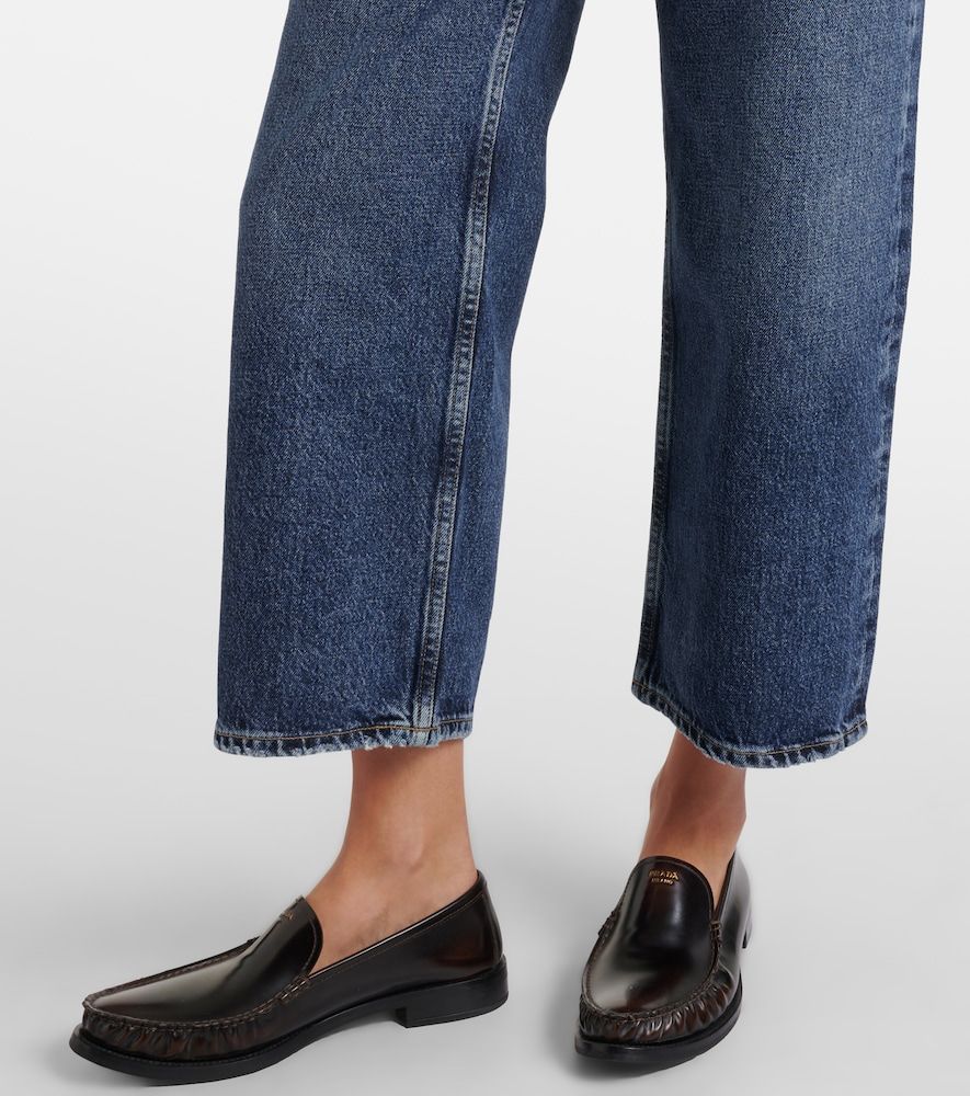Cropped Mid-Rise Wide-Leg Jeans Arc - Agolde - Modalova