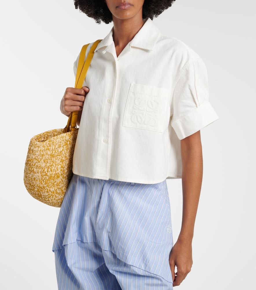 Paula's Ibiza – Camicia Anagram in denim - Loewe - Modalova
