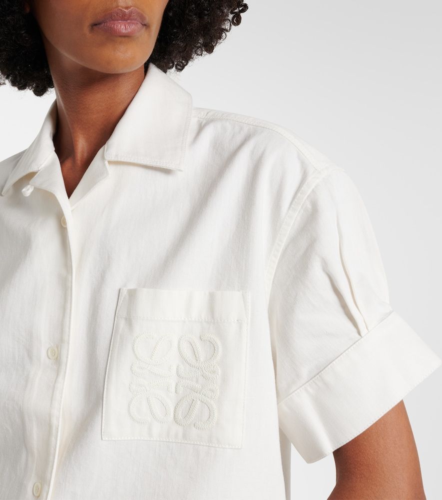 Paula's Ibiza – Camicia Anagram in denim - Loewe - Modalova