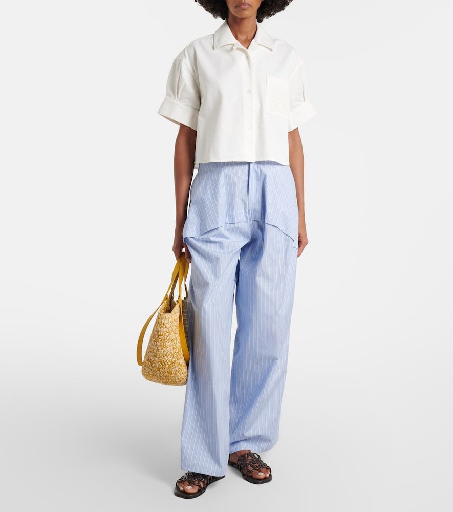 Paula's Ibiza – Camicia Anagram in denim - Loewe - Modalova