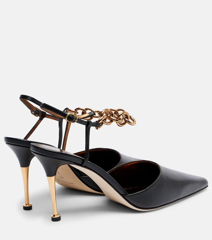 Verzierte Pumps Detana 90 aus Leder - Manolo Blahnik - Modalova