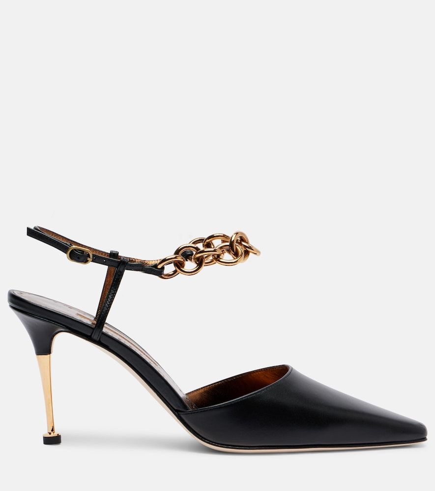 Verzierte Pumps Detana 90 aus Leder - Manolo Blahnik - Modalova