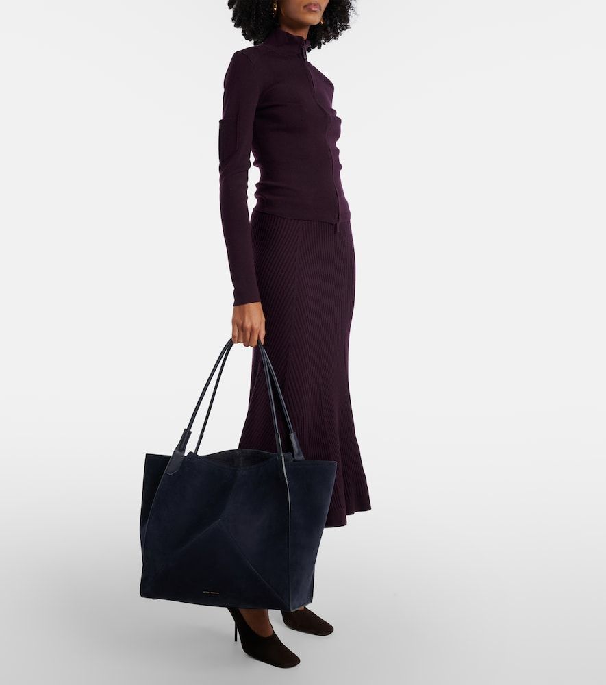 Victoria suede tote bag - Victoria Beckham - Modalova