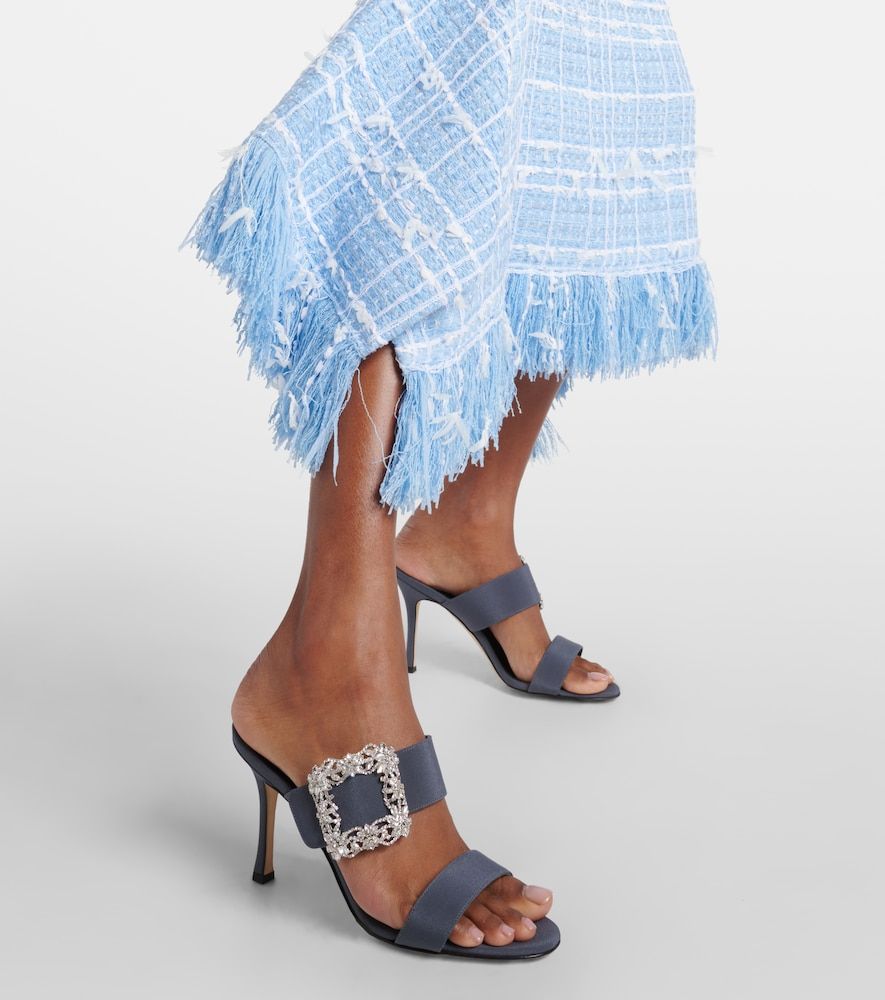 Sandalen Gable Jewel 100 mit Kristallen - Manolo Blahnik - Modalova