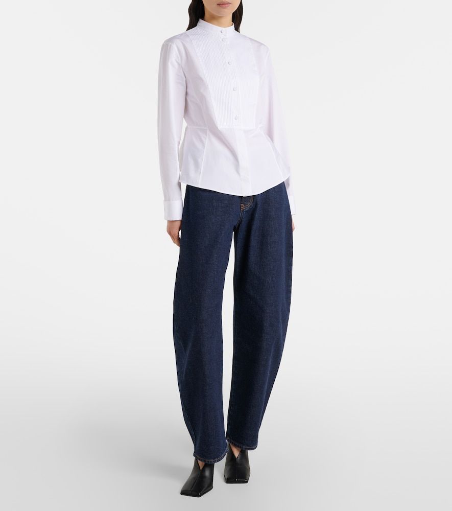 Alaïa Jeans barrel a vita media - Alaia - Modalova