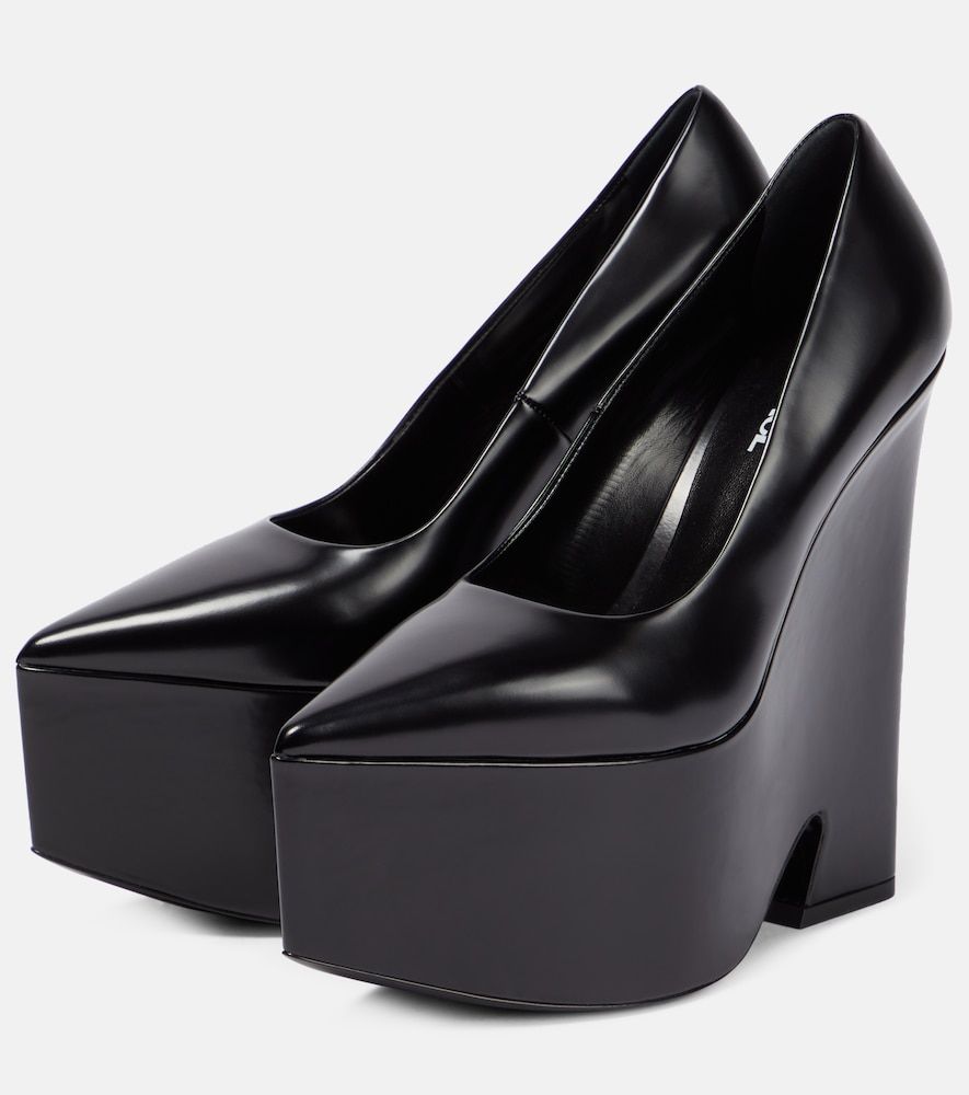 Plateau-Pumps Tempest aus Leder - Versace - Modalova