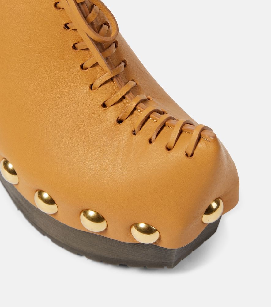 Zuecos con plataforma 50 de piel - Etro - Modalova