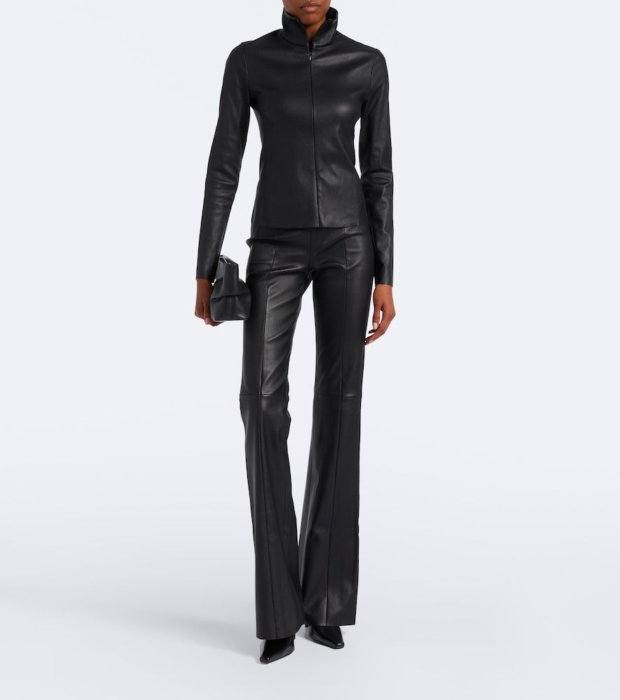 Stouls Gege leather flared pants - Stouls - Modalova