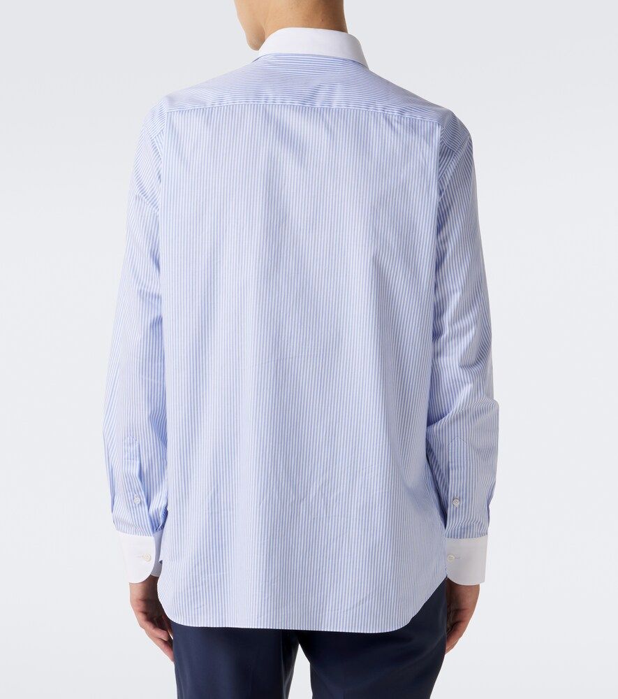 William striped cotton poplin shirt - Brioni - Modalova