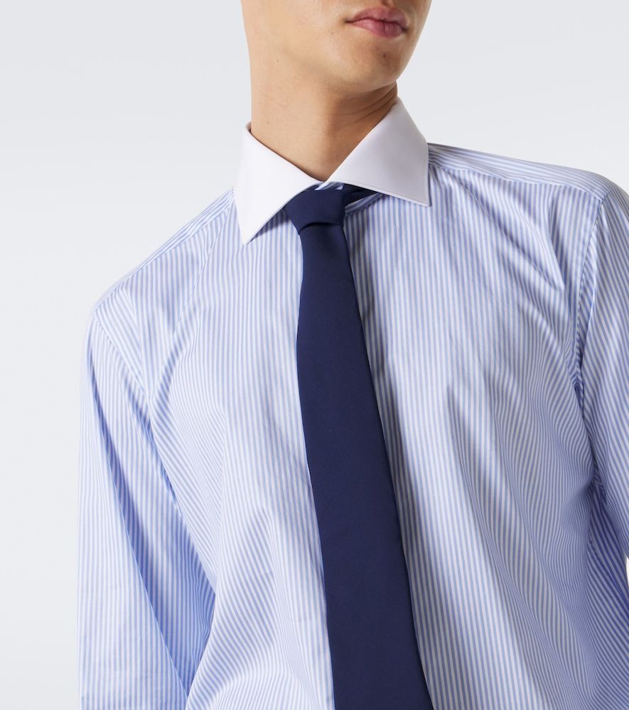 William striped cotton poplin shirt - Brioni - Modalova