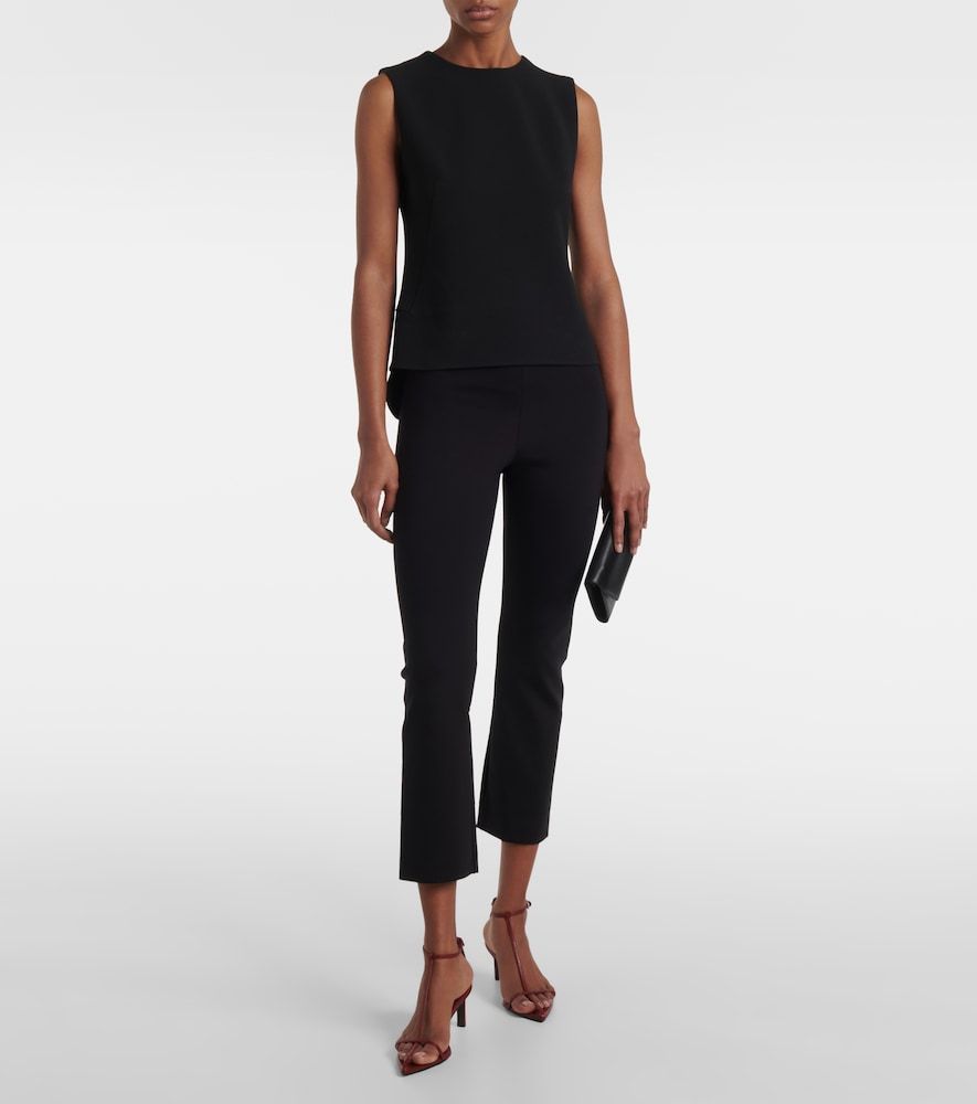 Pantalones slim cropped Shim de jersey - Fforme - Modalova