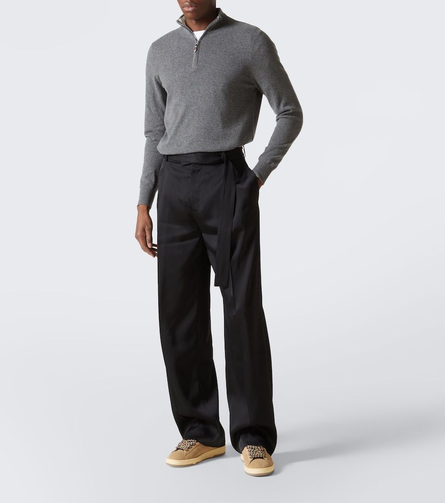 Sneakers Curb Lite aus Veloursleder - Lanvin - Modalova