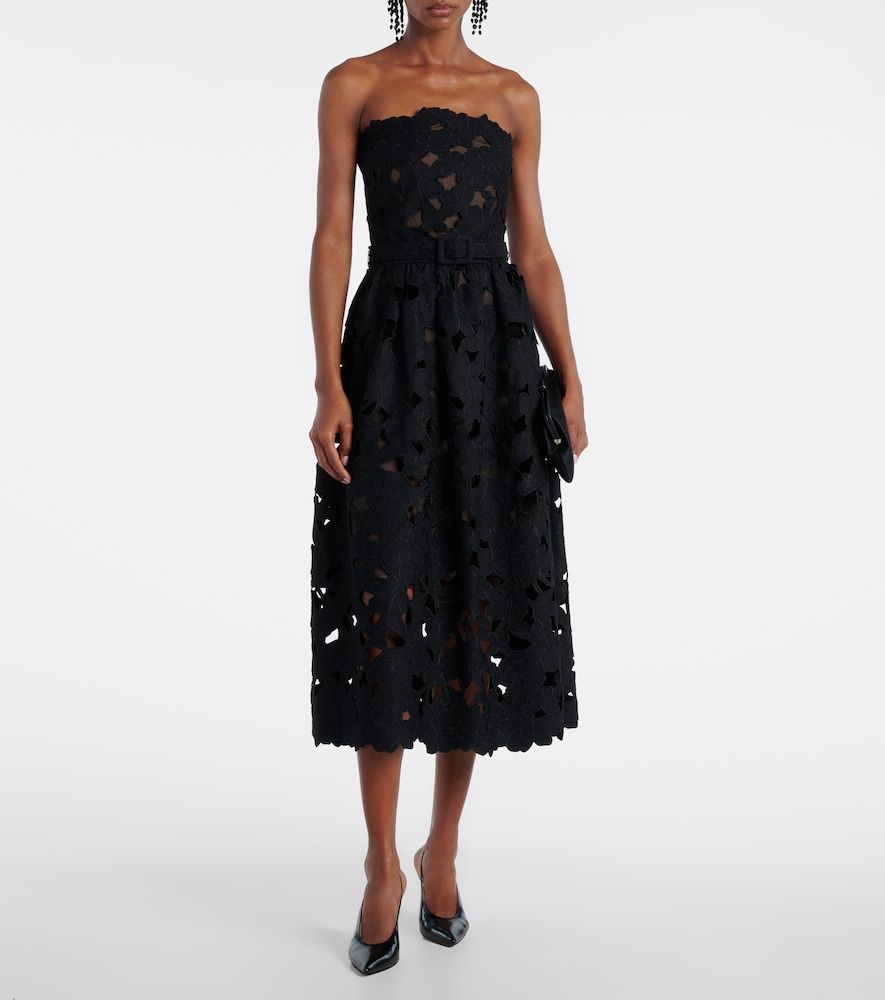 Lace bustier dress - Oscar de la Renta - Modalova
