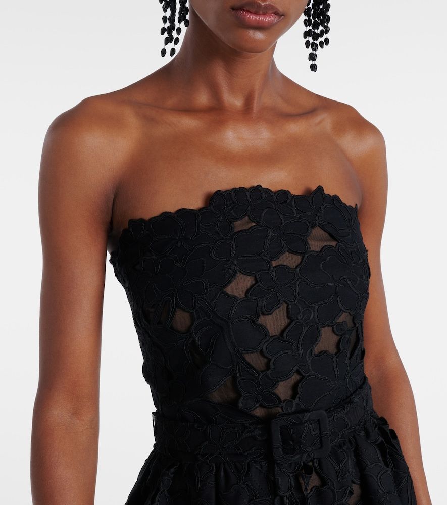 Lace bustier dress - Oscar de la Renta - Modalova