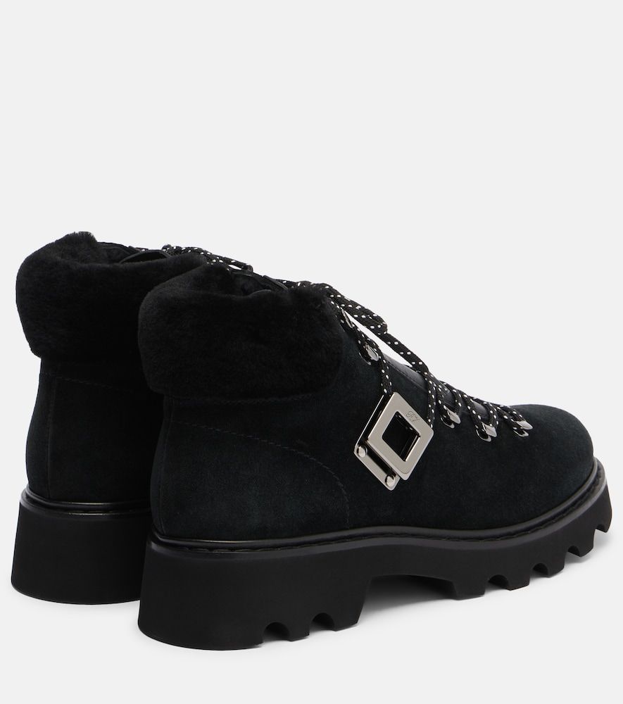 Schnürstiefel Viv' Rangers aus Veloursleder - Roger Vivier - Modalova