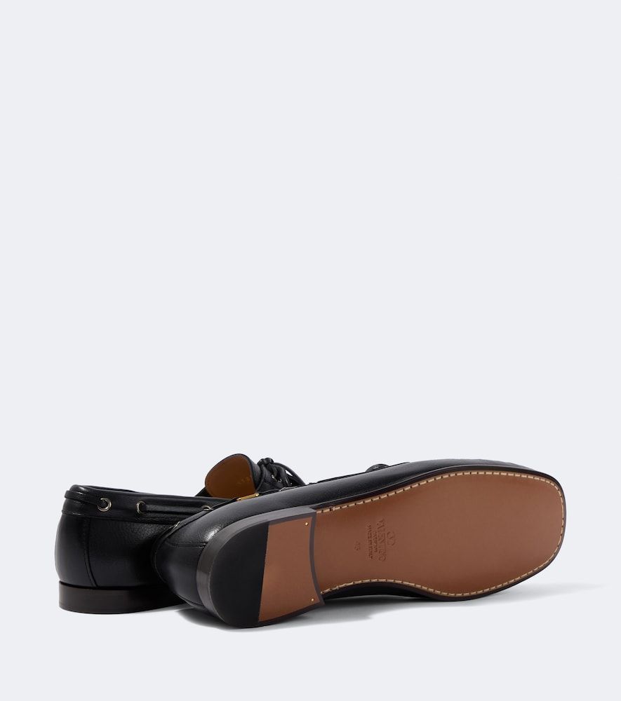 Segelschuhe Palm Avenue VLogo aus Leder - Valentino Garavani - Modalova
