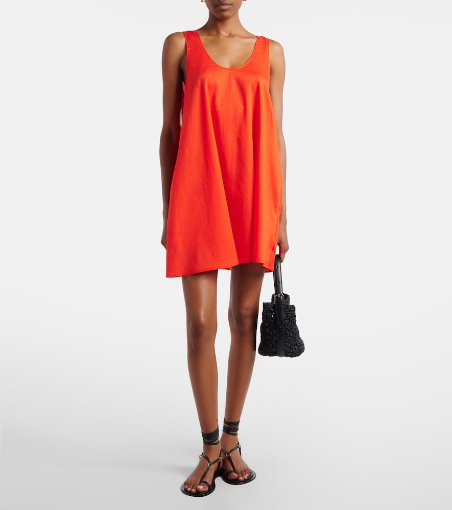 Vestido corto Yoko de popelín de algodón - Leset - Modalova