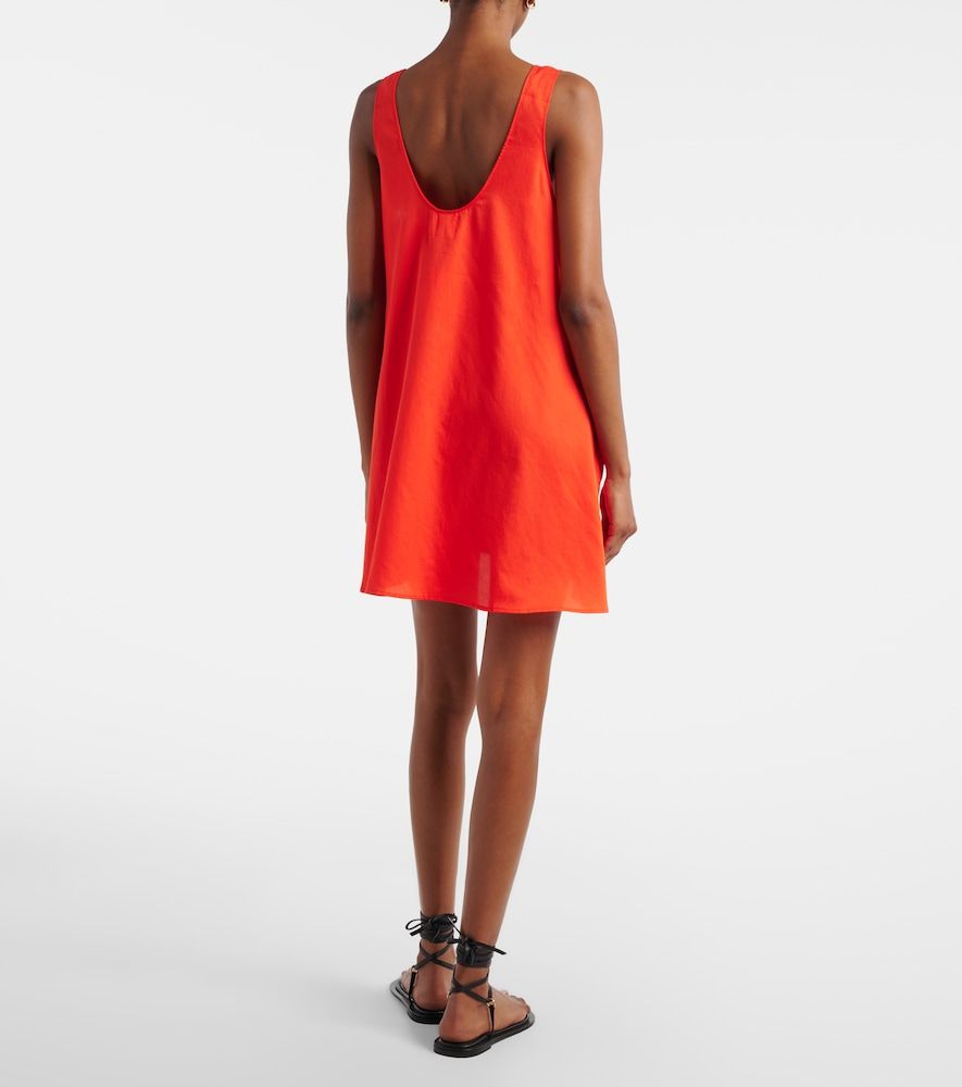 Vestido corto Yoko de popelín de algodón - Leset - Modalova