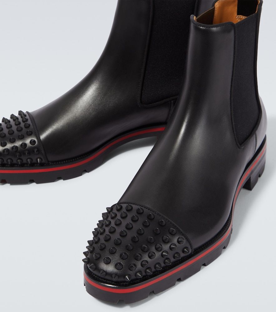 Chelsea Boots Melon Spikes aus Leder - Christian Louboutin - Modalova