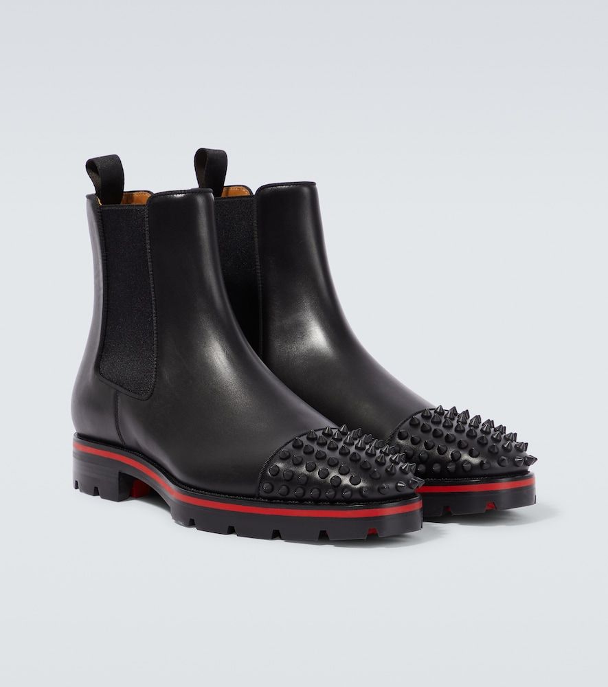 Chelsea Boots Melon Spikes aus Leder - Christian Louboutin - Modalova