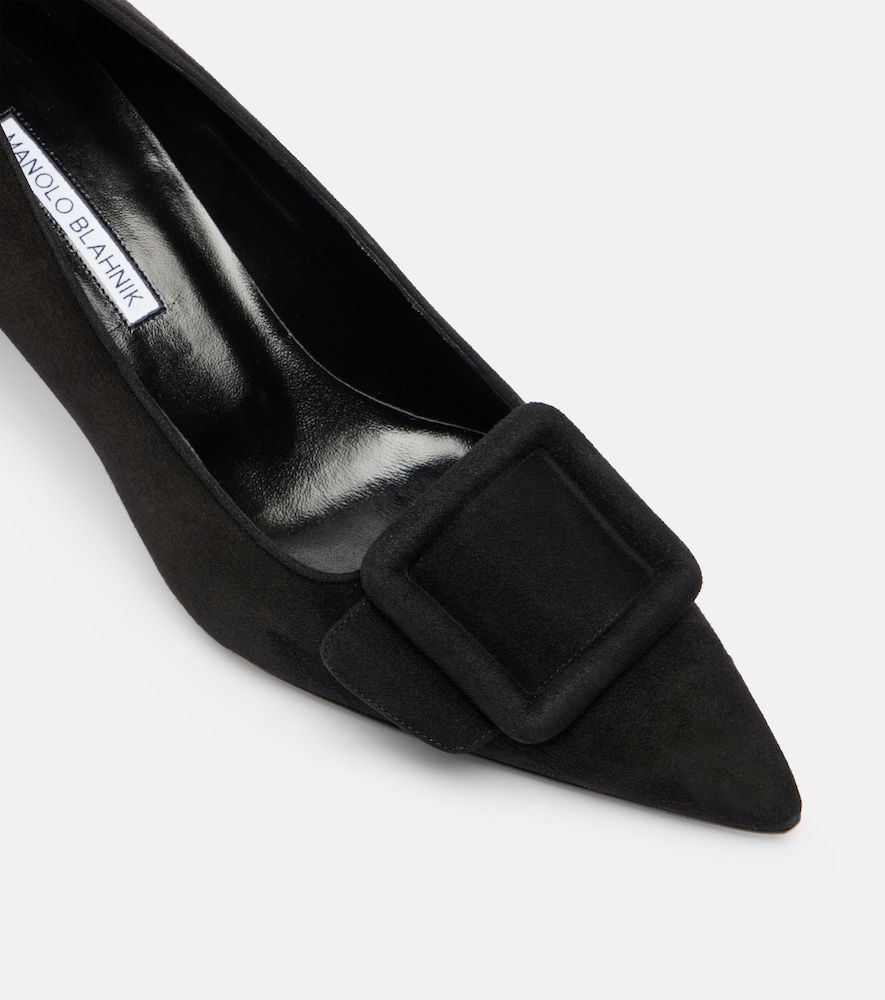 Pumps Maysalepump 50 aus Veloursleder - Manolo Blahnik - Modalova
