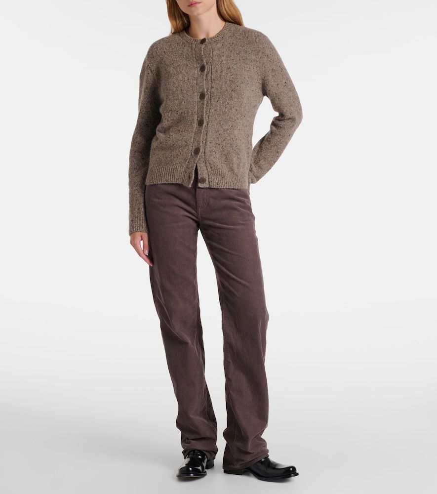 Pantalones rectos Carlyl de pana de tiro medio - The Row - Modalova