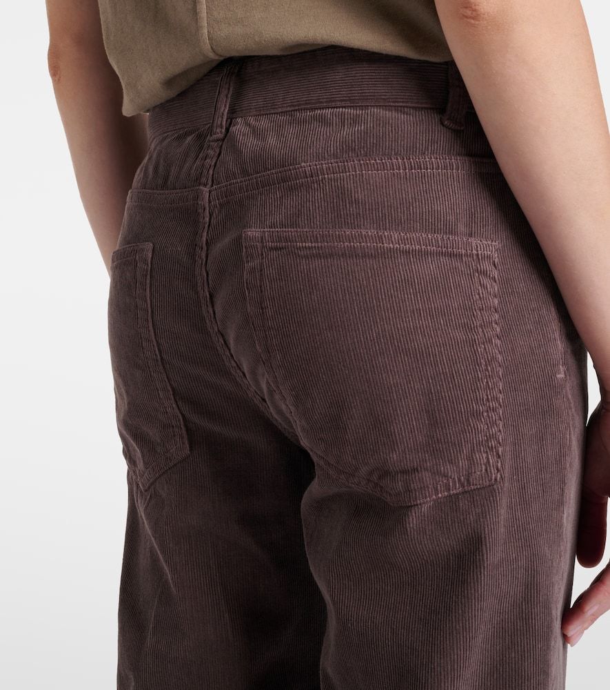 Pantalones rectos Carlyl de pana de tiro medio - The Row - Modalova