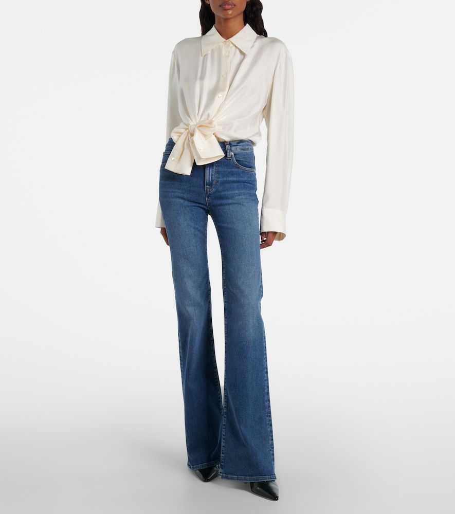 Icon Long mid-rise flared jeans - Frame - Modalova