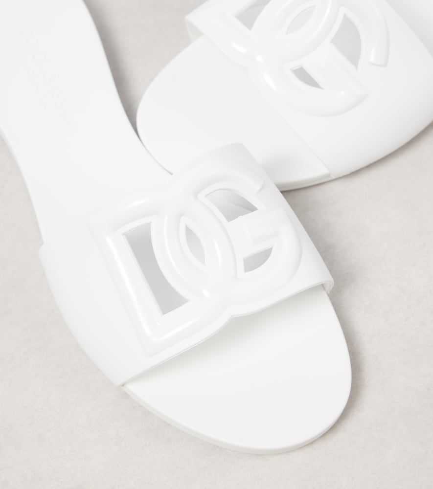 DG cutout rubber slides - Dolce&Gabbana - Modalova