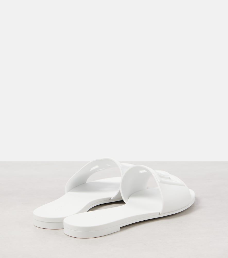 DG cutout rubber slides - Dolce&Gabbana - Modalova