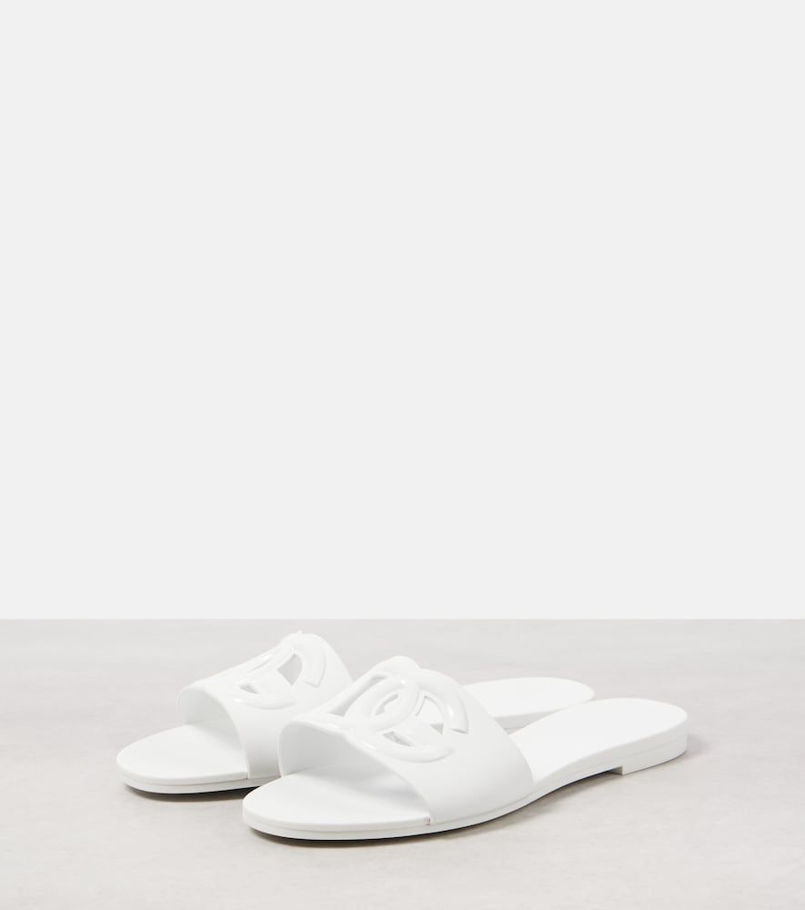 DG cutout rubber slides - Dolce&Gabbana - Modalova