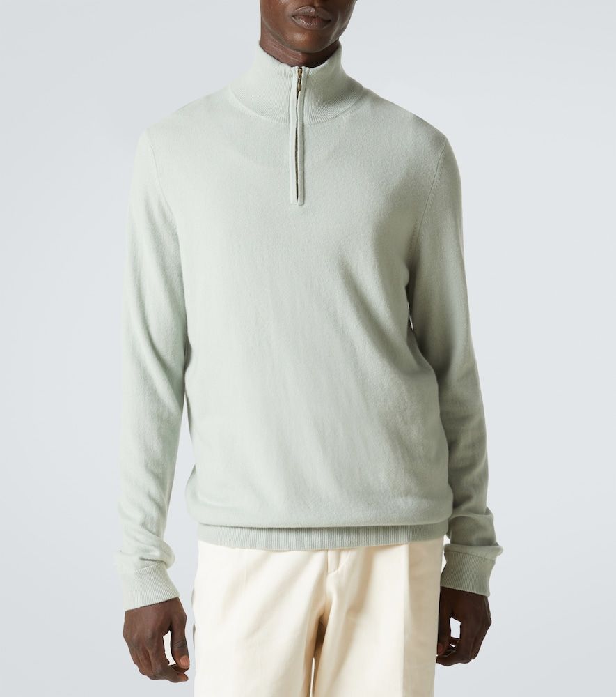 Pullover Dared in cashmere con zip corta - Le Kasha - Modalova
