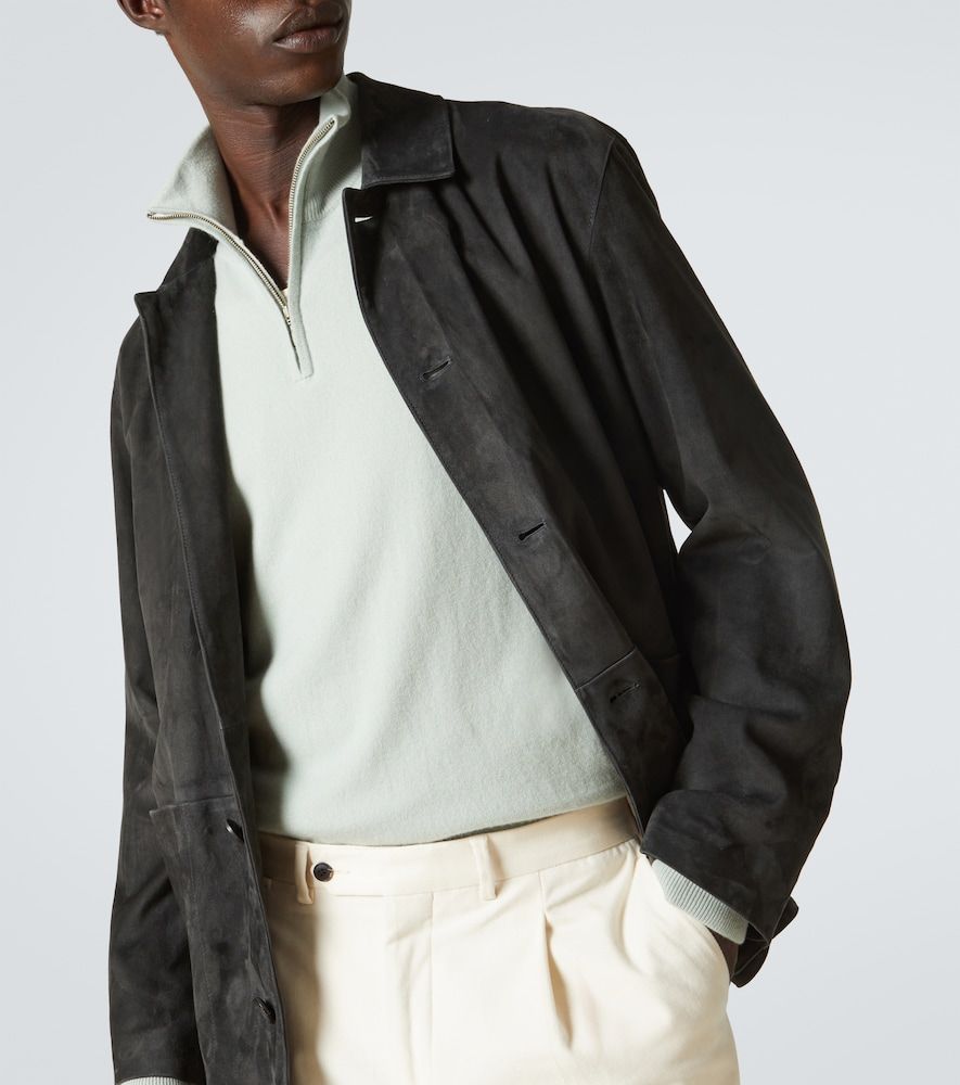 Pullover Dared in cashmere con zip corta - Le Kasha - Modalova