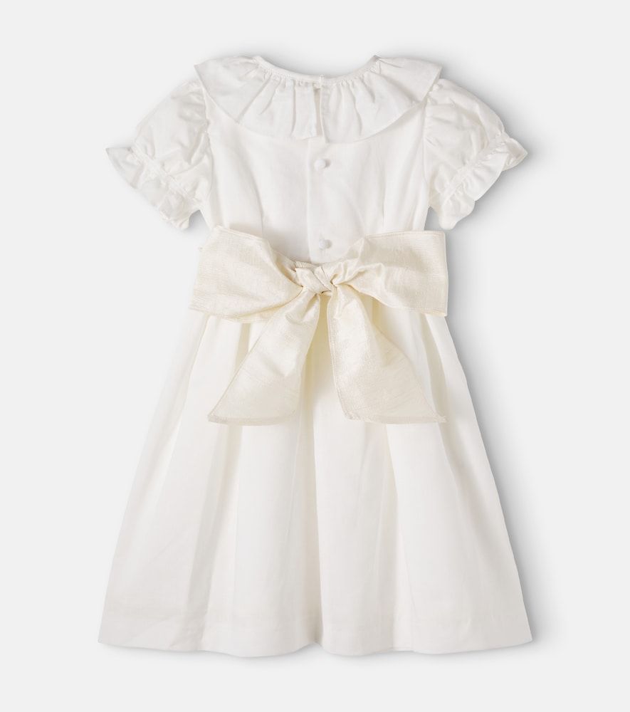Vestido Vega de lino y algodón con cinturón - La Coqueta - Modalova